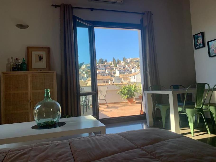 Cosy Loft With Amazing Terrace & Spectacular Views Apartment Granada Exterior foto