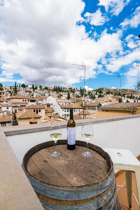 Cosy Loft With Amazing Terrace & Spectacular Views Apartment Granada Exterior foto