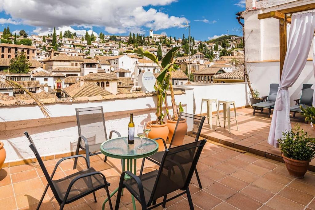 Cosy Loft With Amazing Terrace & Spectacular Views Apartment Granada Exterior foto