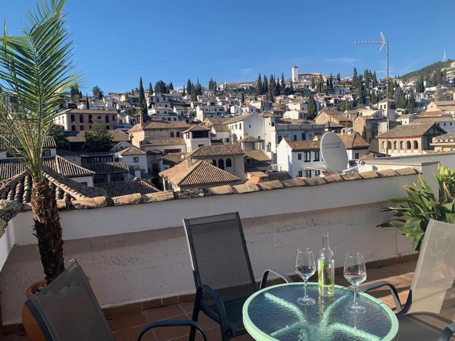 Cosy Loft With Amazing Terrace & Spectacular Views Apartment Granada Exterior foto